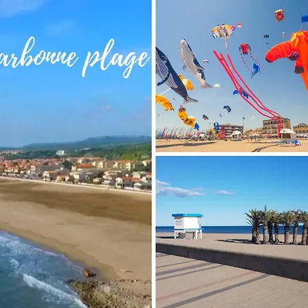 Le Cers, Spacieux Appartement Narbonne Plage Buitenkant foto